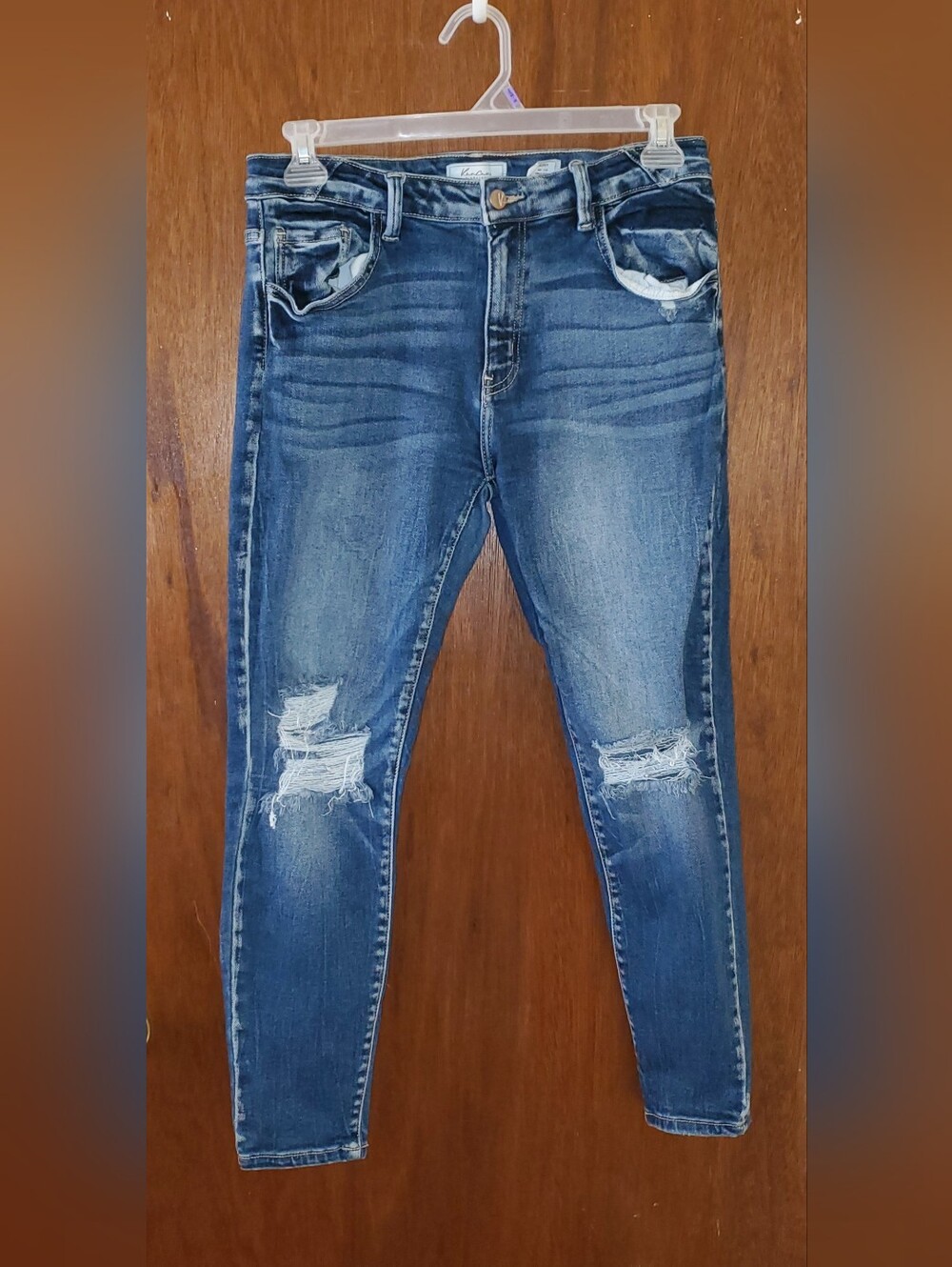 Kancan Signature Kurvy Mid Rise Ankle Skinny Jeans Sz 30